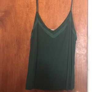 H&M green tank top medium